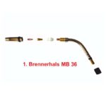 MB 36 360 mit Verschleißteile - Brennerkörper MIG/MAG Brennerhals