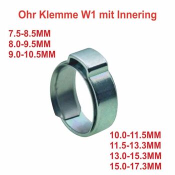 1-Ohr Klemme W1 mit Innenring