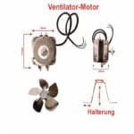 Ventilator Lüfter - Laufrad für's blasen - saugen